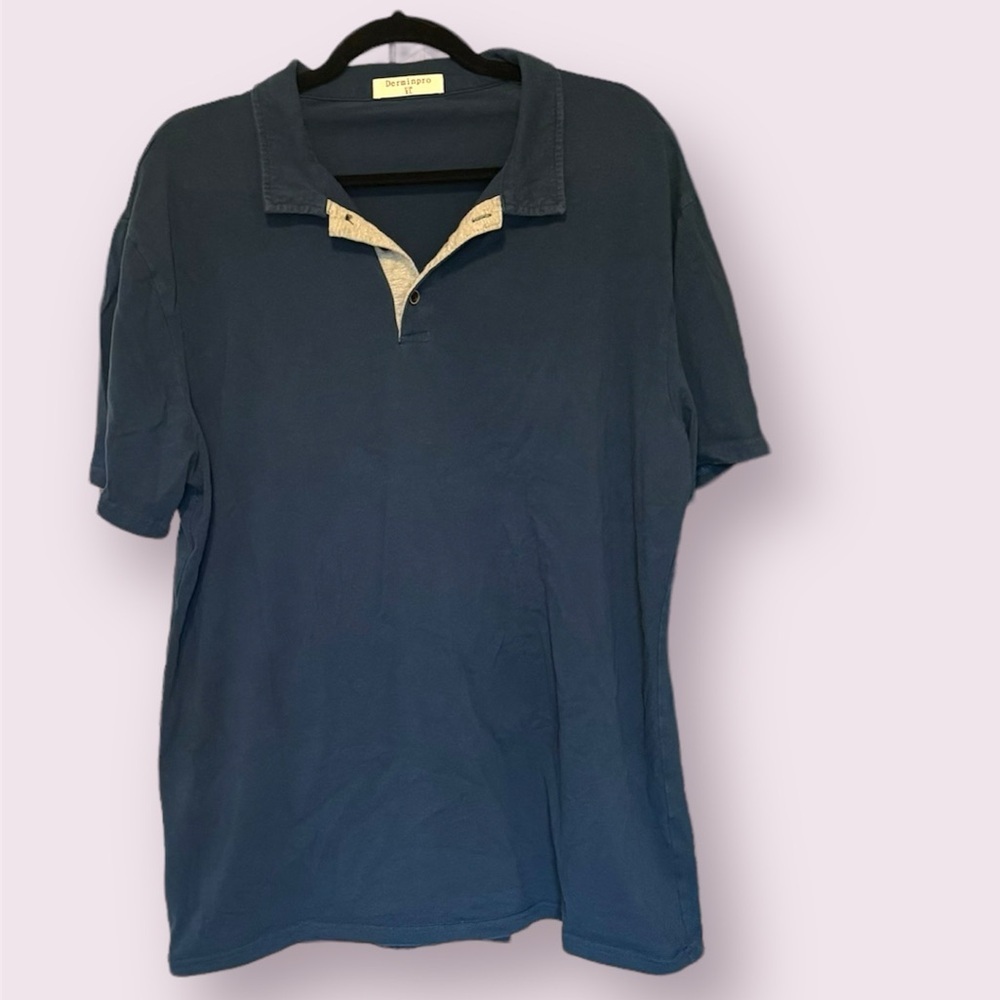 Derminpro Navy Blue Polo